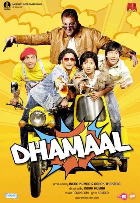 Dhamaal (2007) Bollywood Hindi Full Movie HEVC 480p 720p 1080p
